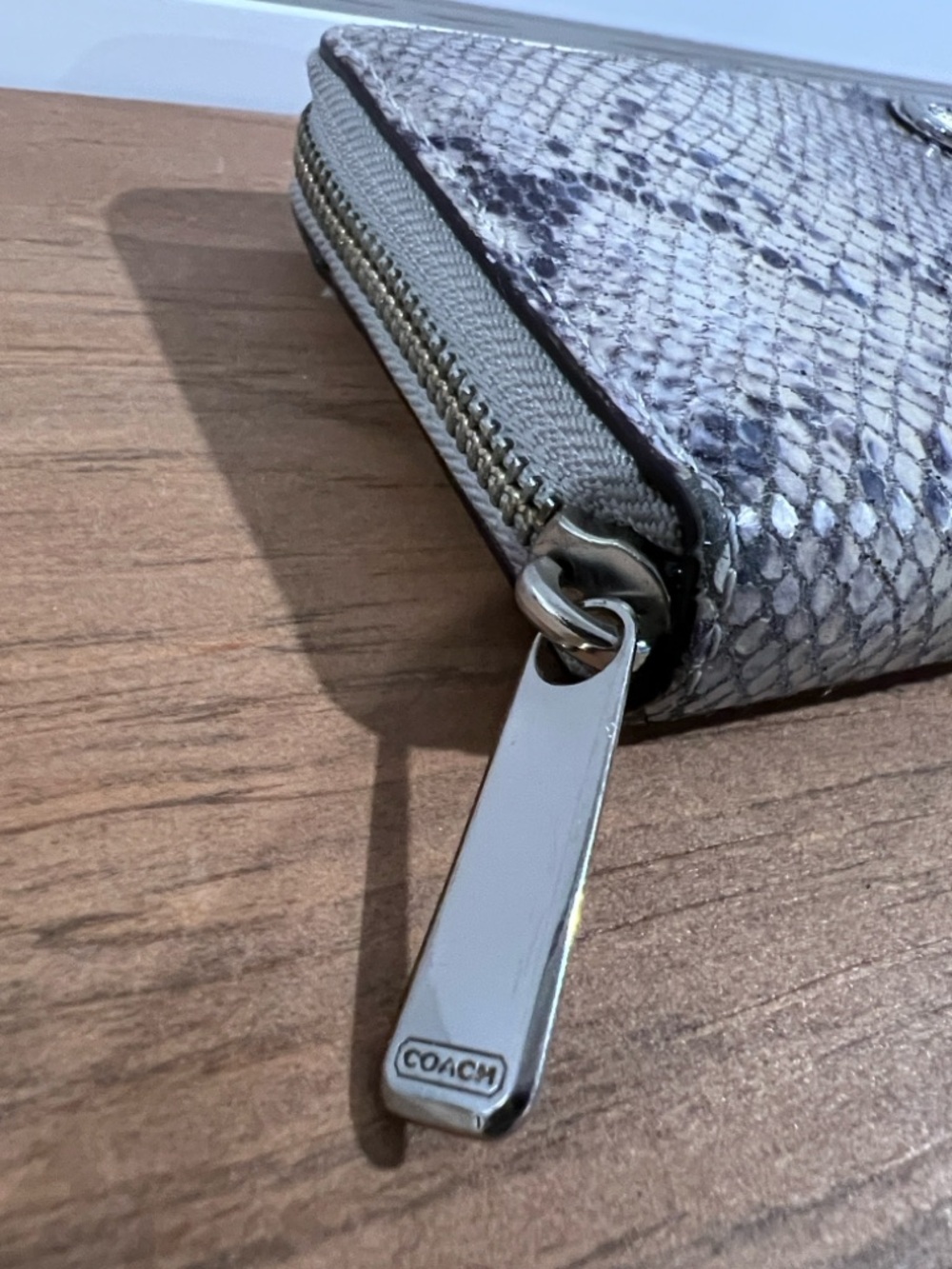Coach Snake-Print Zip Wallet - Picture 15 of 16